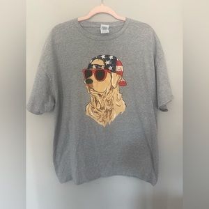 COPY - Men’s American dog T-shirt. EUC. Size XL.